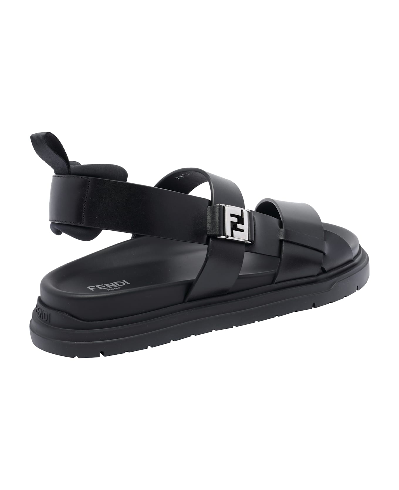 Fendi Ff Sandals - Black
