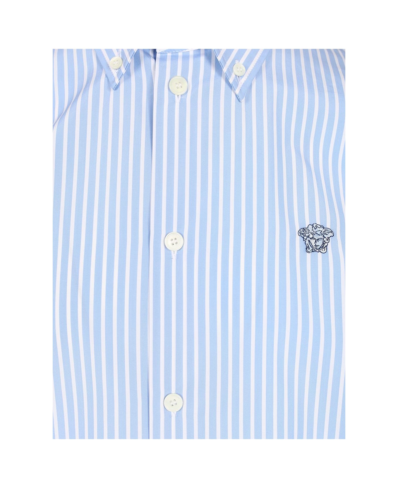 Versace Poplin Shirt - Light blue