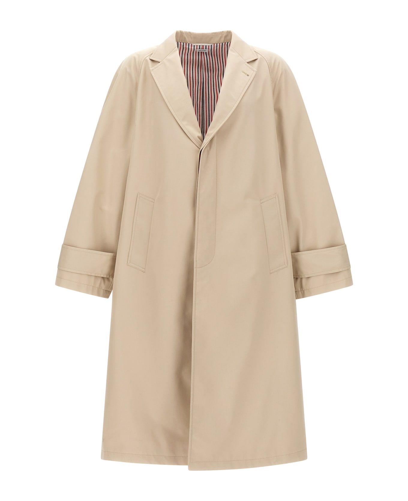 Thom Browne Trench Coat - Beige