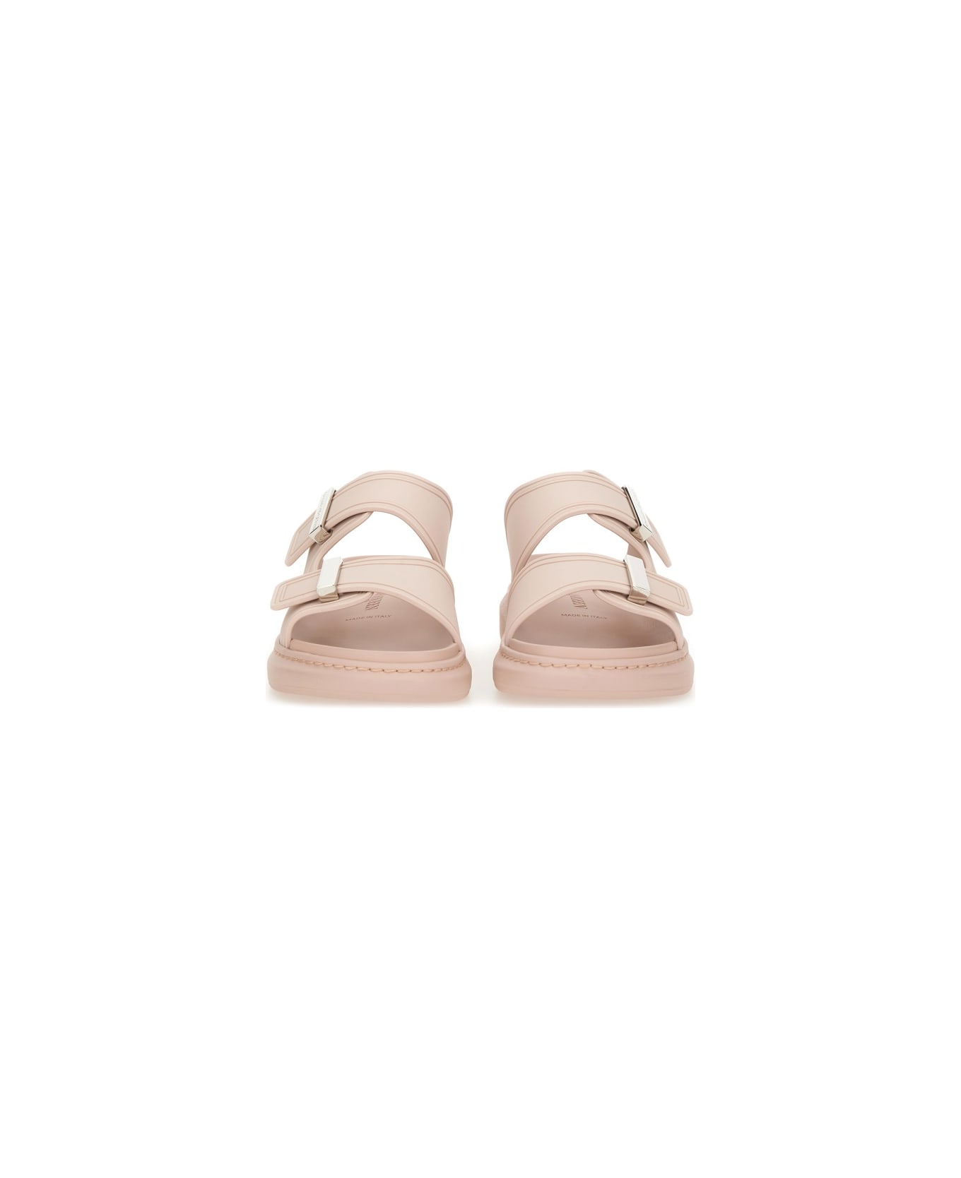 Alexander McQueen Oversize Hybrid Sandal - SILVER