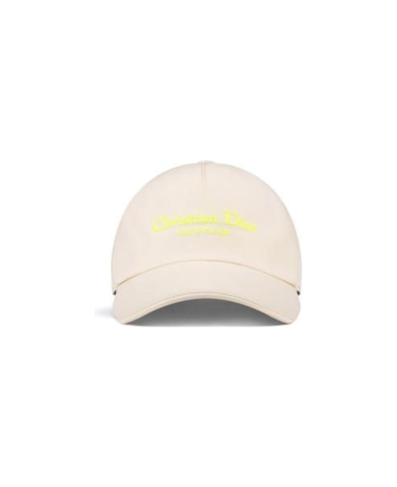 Dior Cotton Logo Hat - Beige