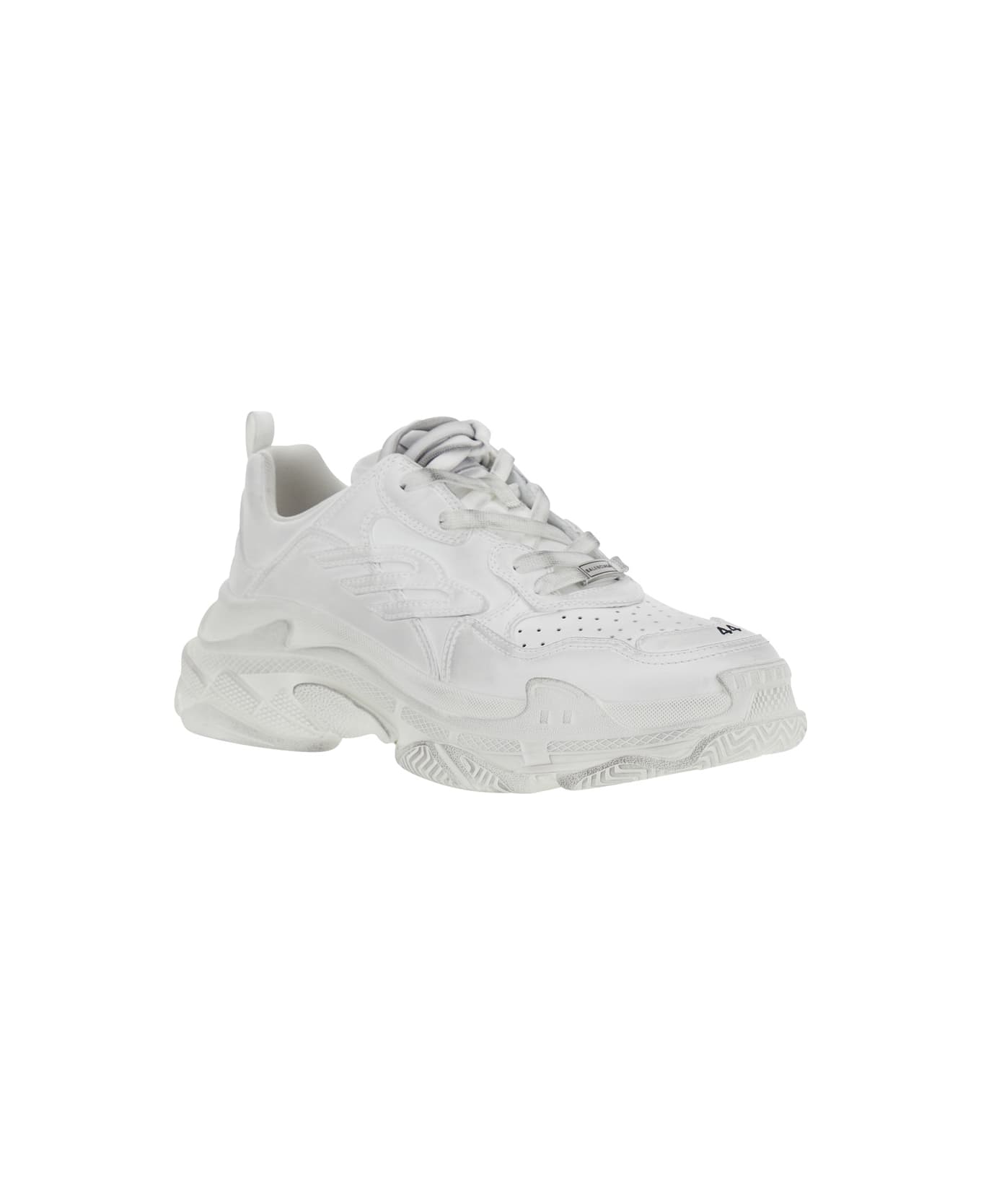 Balenciaga Triple S Sporty Sneakers - White