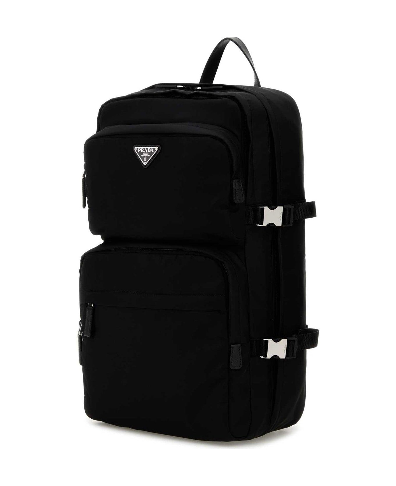 Prada Triangle-logo Backpack - NERO
