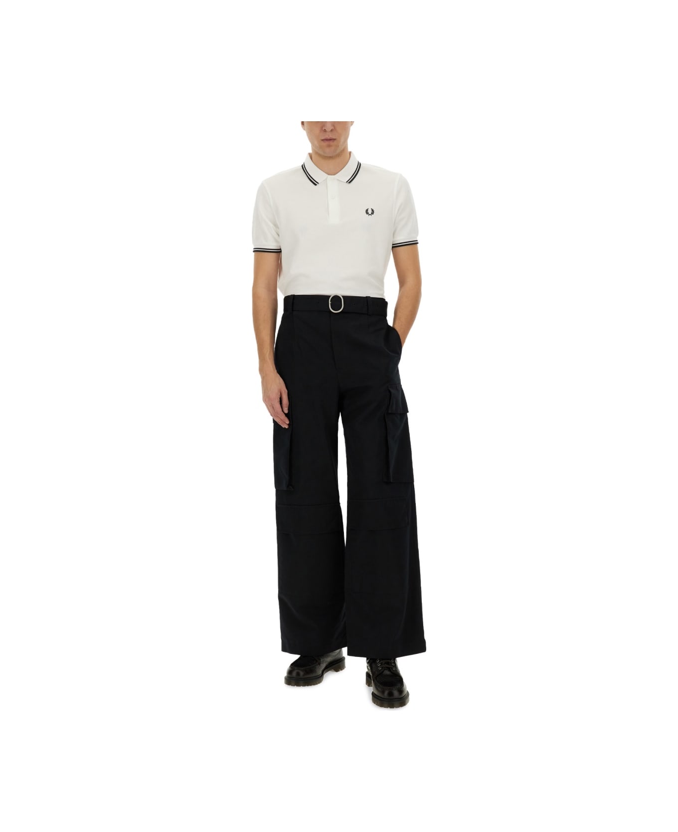 Comme des Garçons Shirt "strong Will" Polo Shirt - WHITE