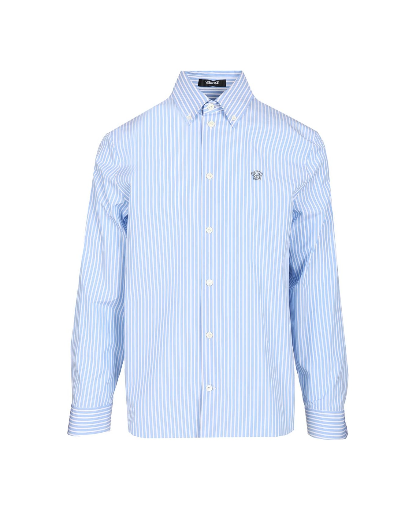 Versace Poplin Shirt - Light blue