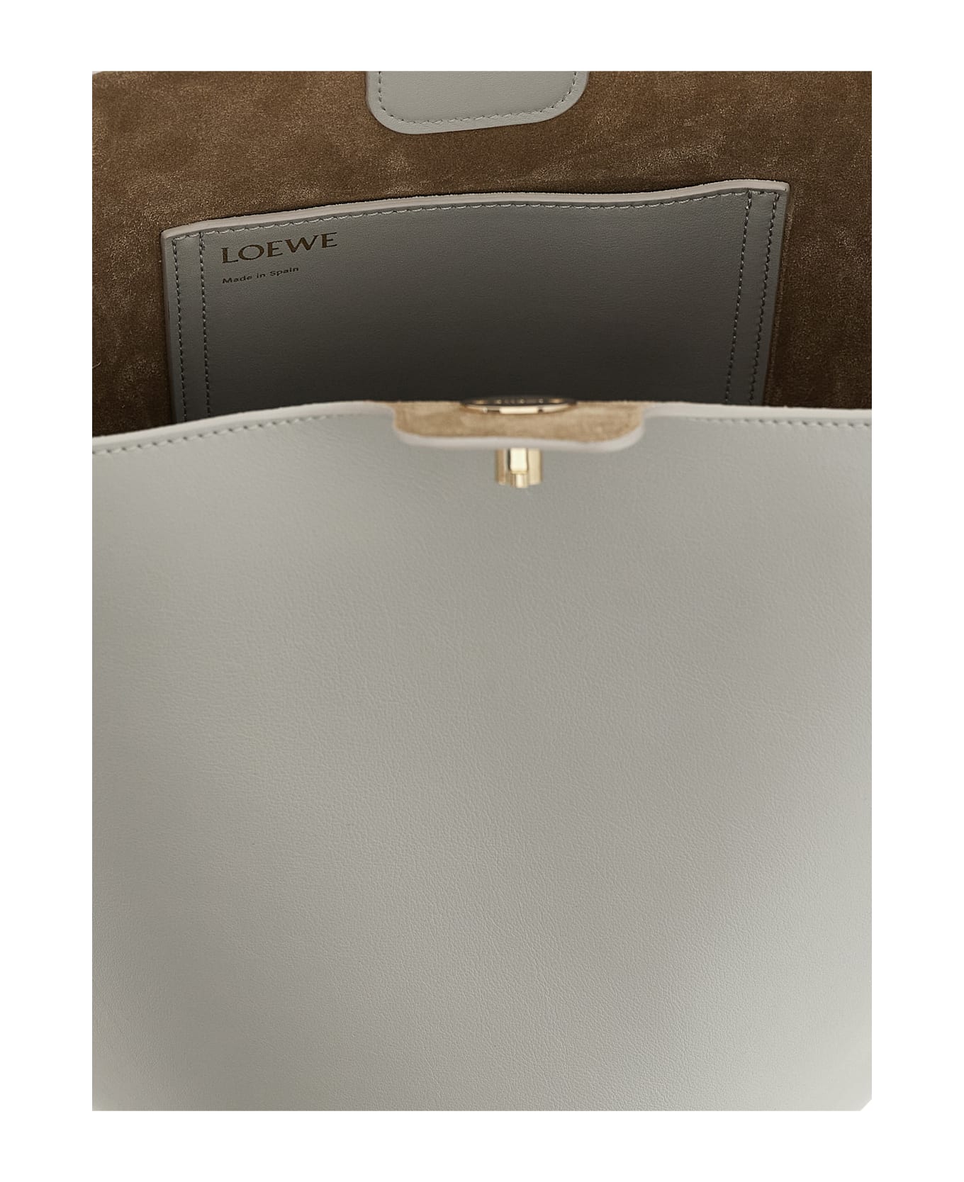 Loewe 'pebble Medium' Bucket Bag - Gray