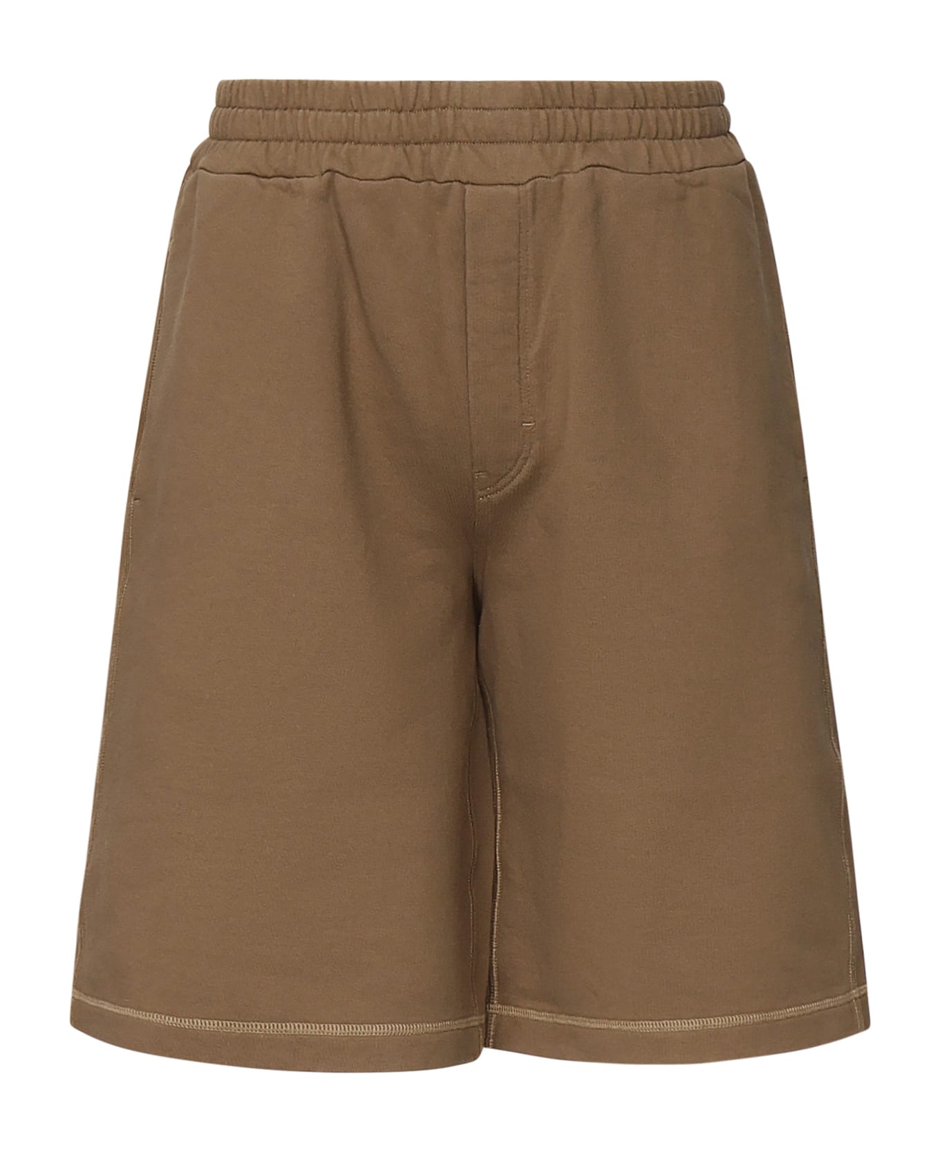 Dolce & Gabbana Cotton Jogging Shorts - Brown