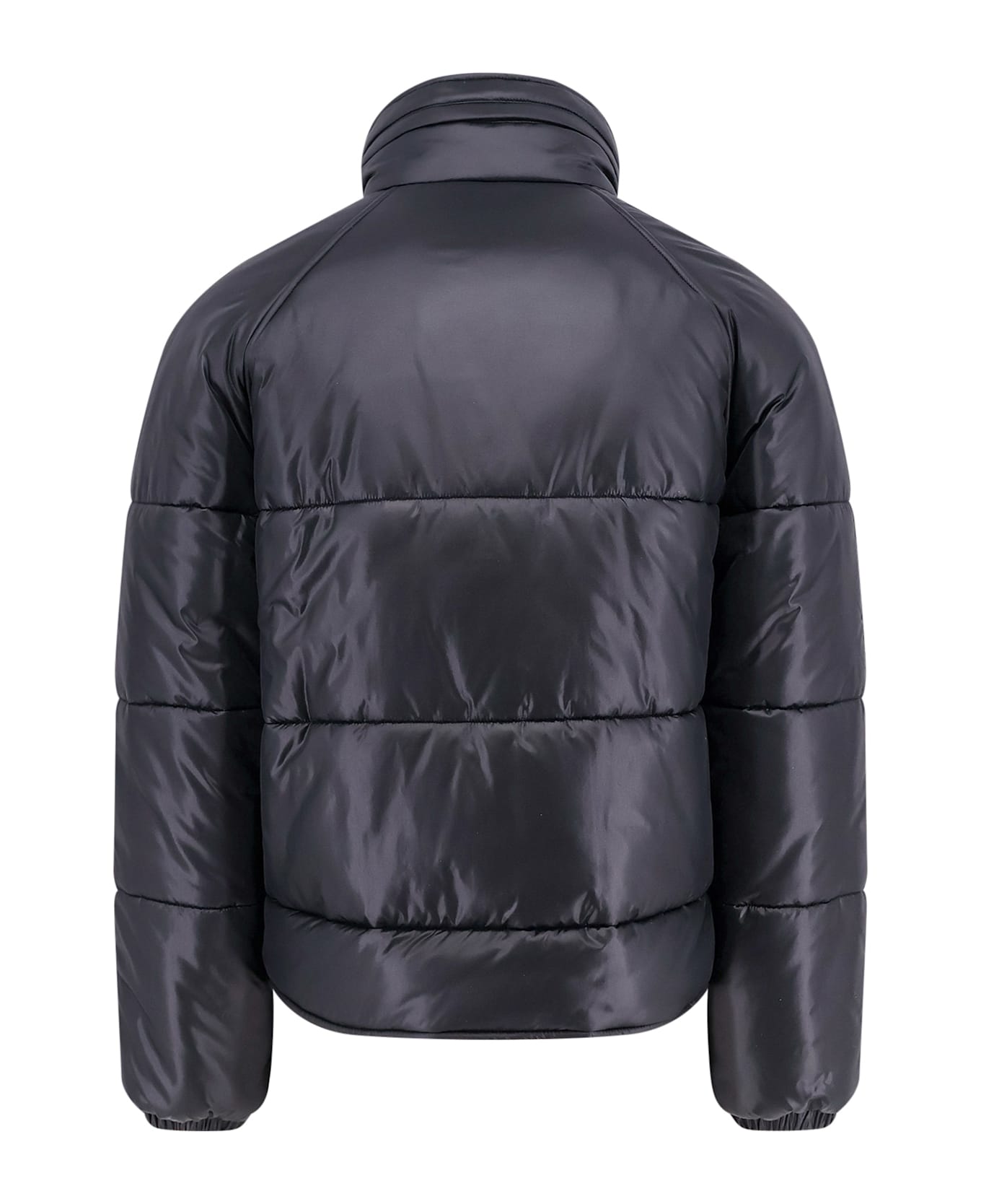 Saint Laurent Cassandre Padded And Quilted Nylon Jacket - Black