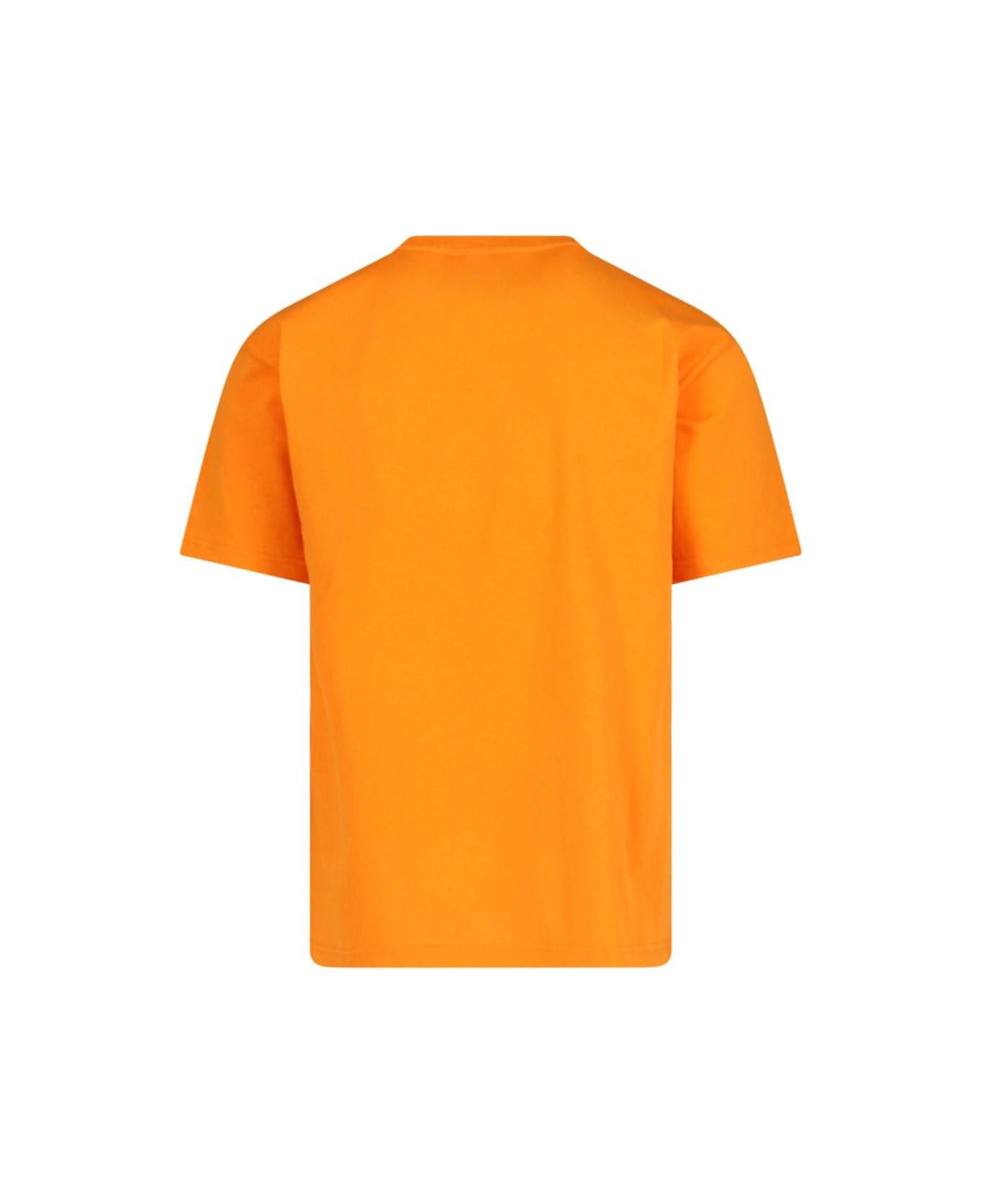 Valentino 'chez' Logo T-shirt - Orange