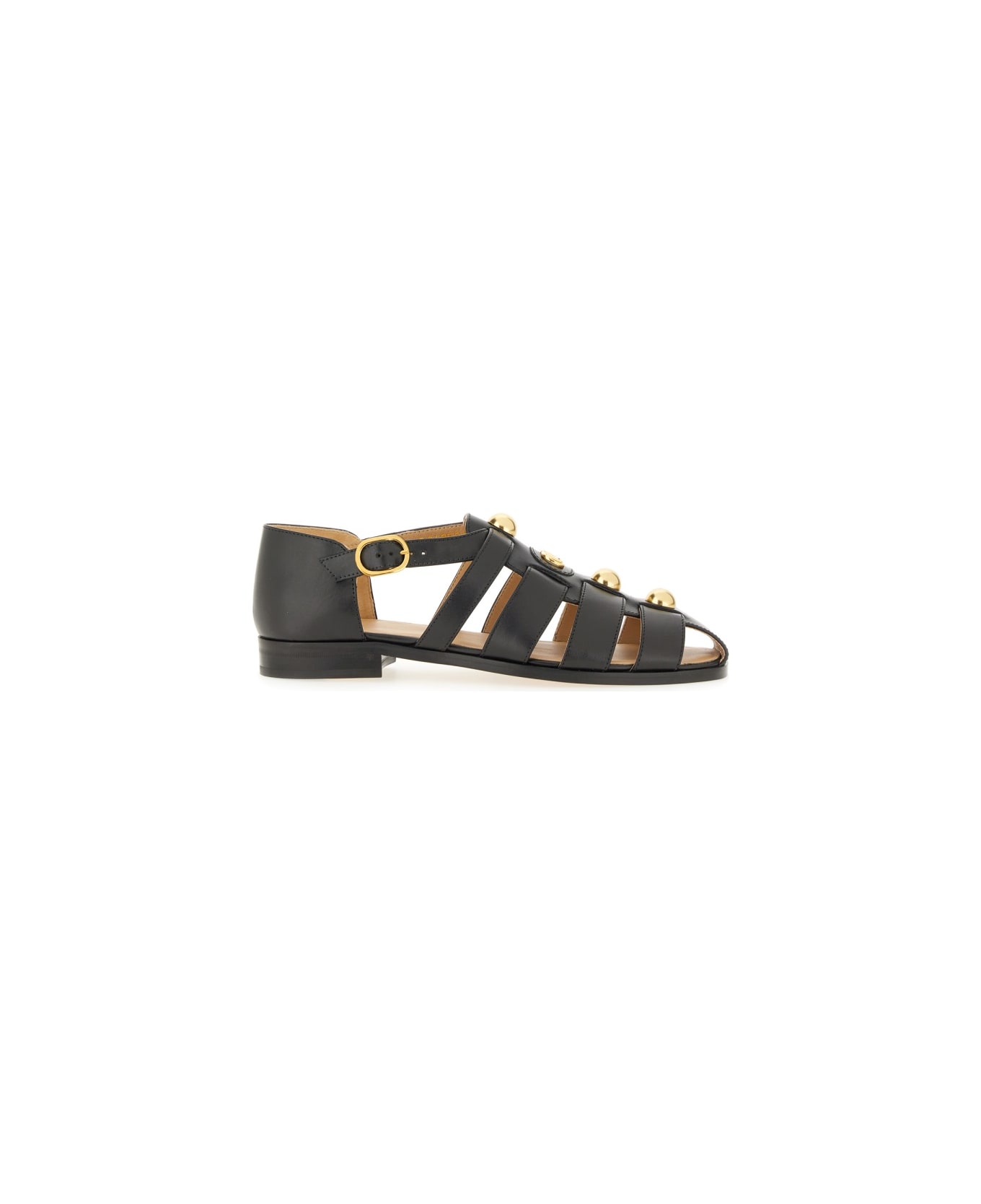 Valentino Garavani Sandal Fisherman "vlogo Signature" - BLACK