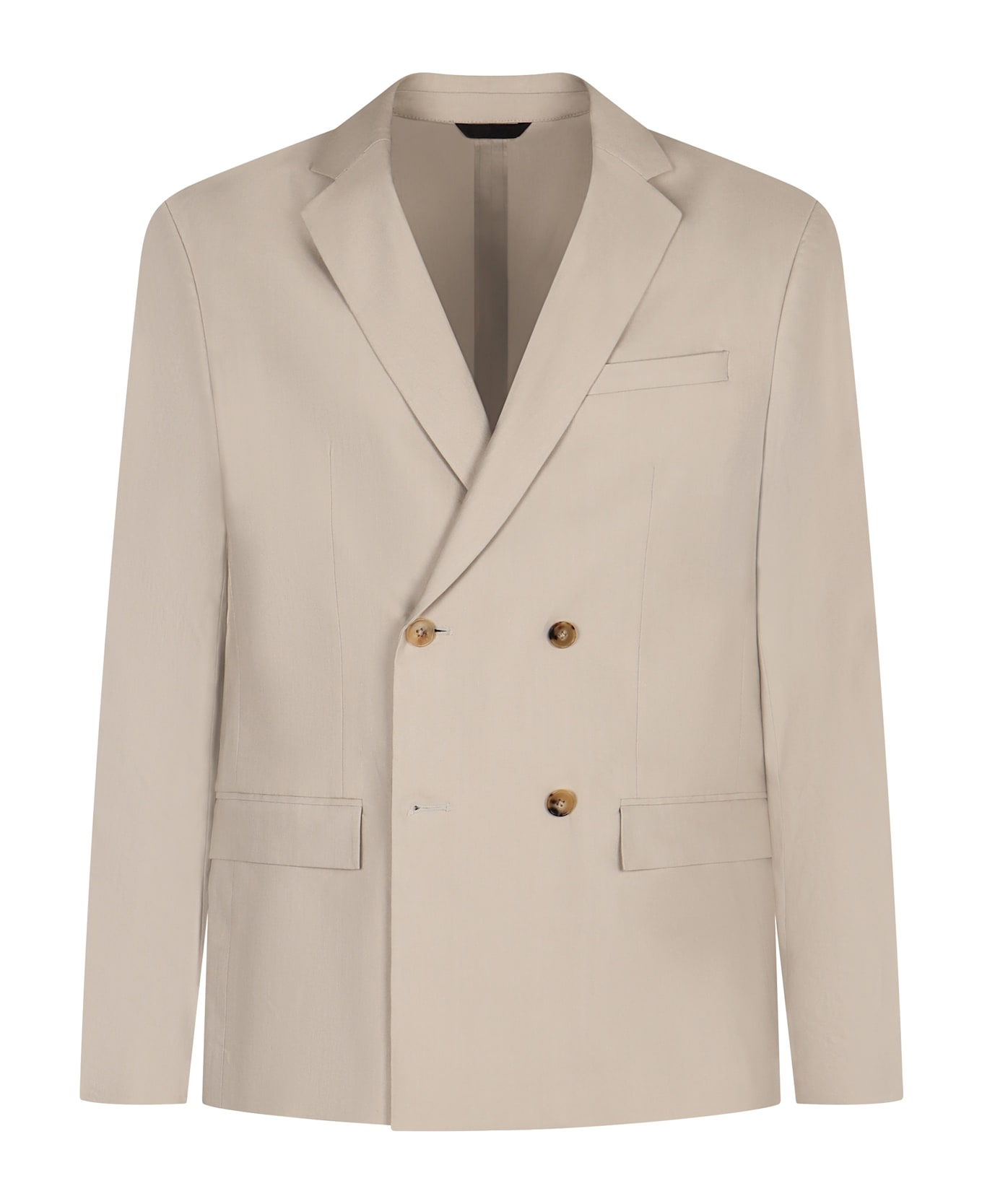 Calvin Klein Double-breasted Jacket - Sand