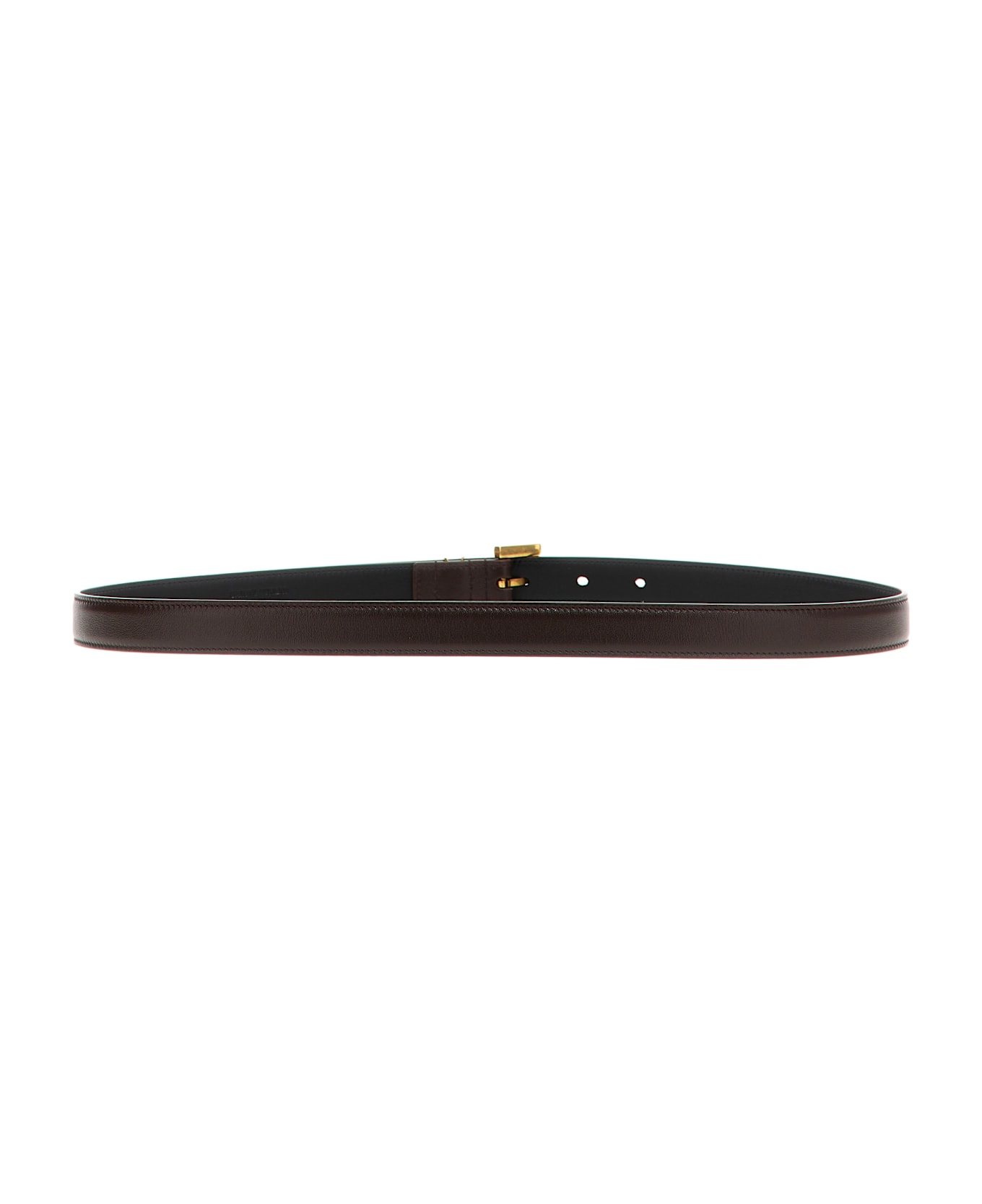 Saint Laurent 'cassandre' Belt - RED TAN
