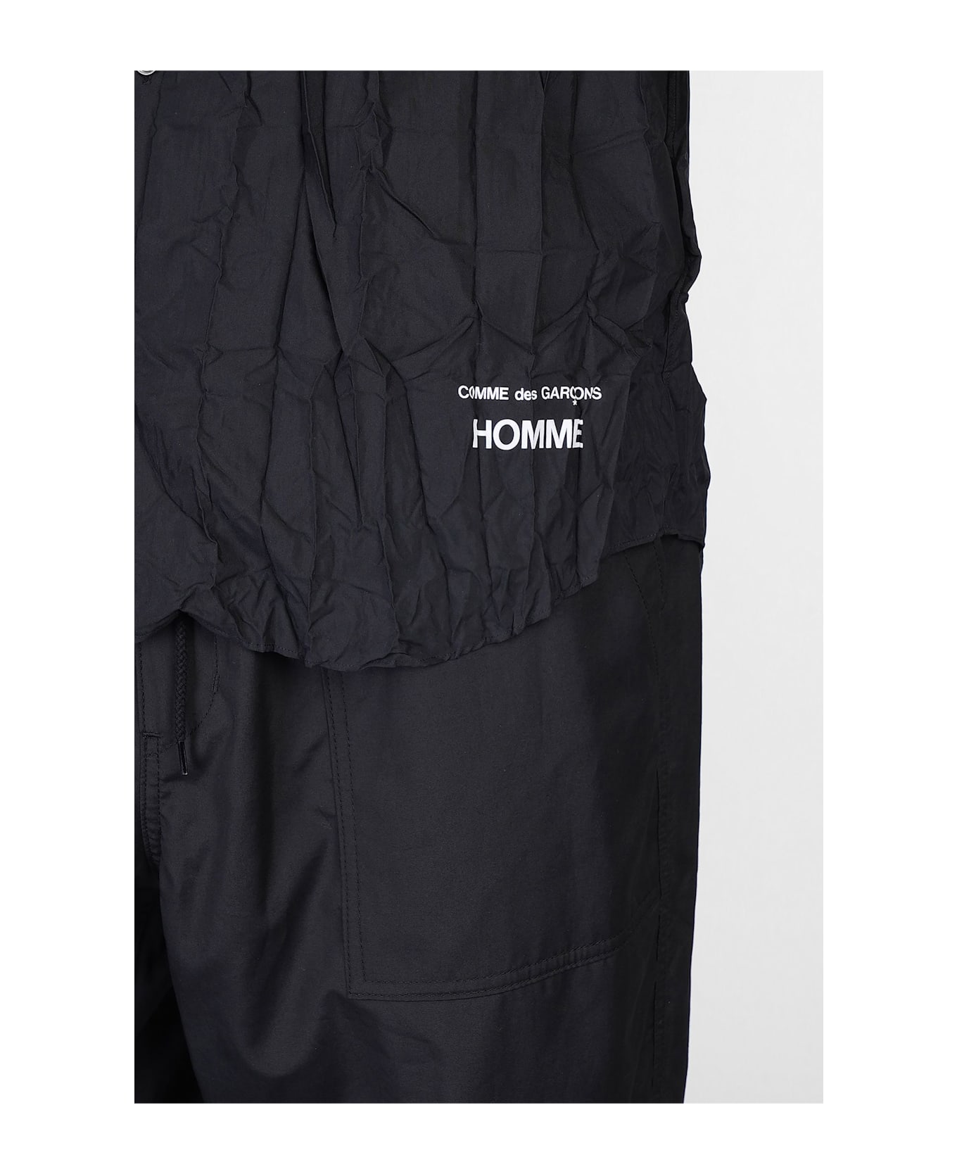 Comme des Garçons Homme Shirt In Black Polyester - black