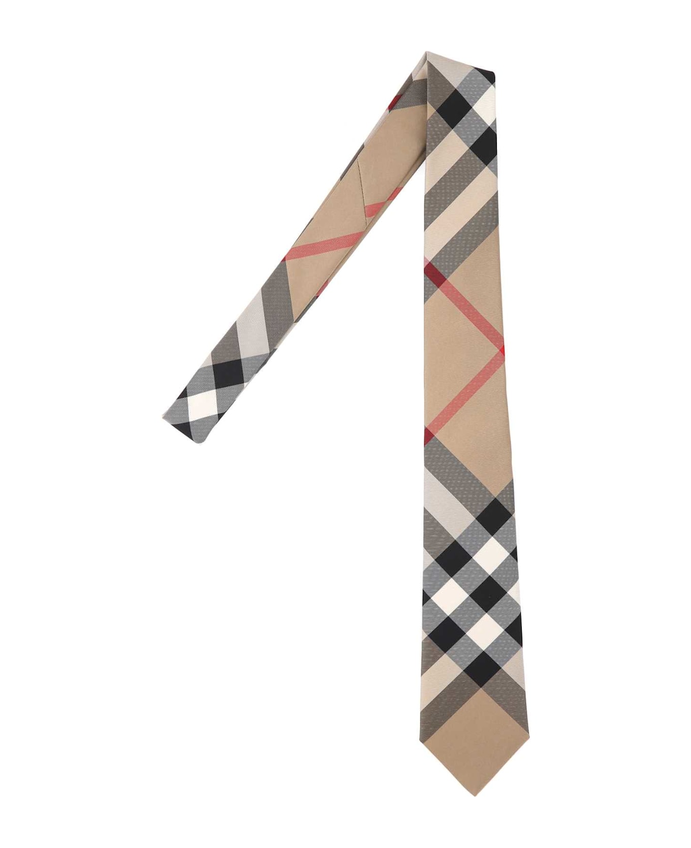Burberry Embroidered Silk Tie - A7026