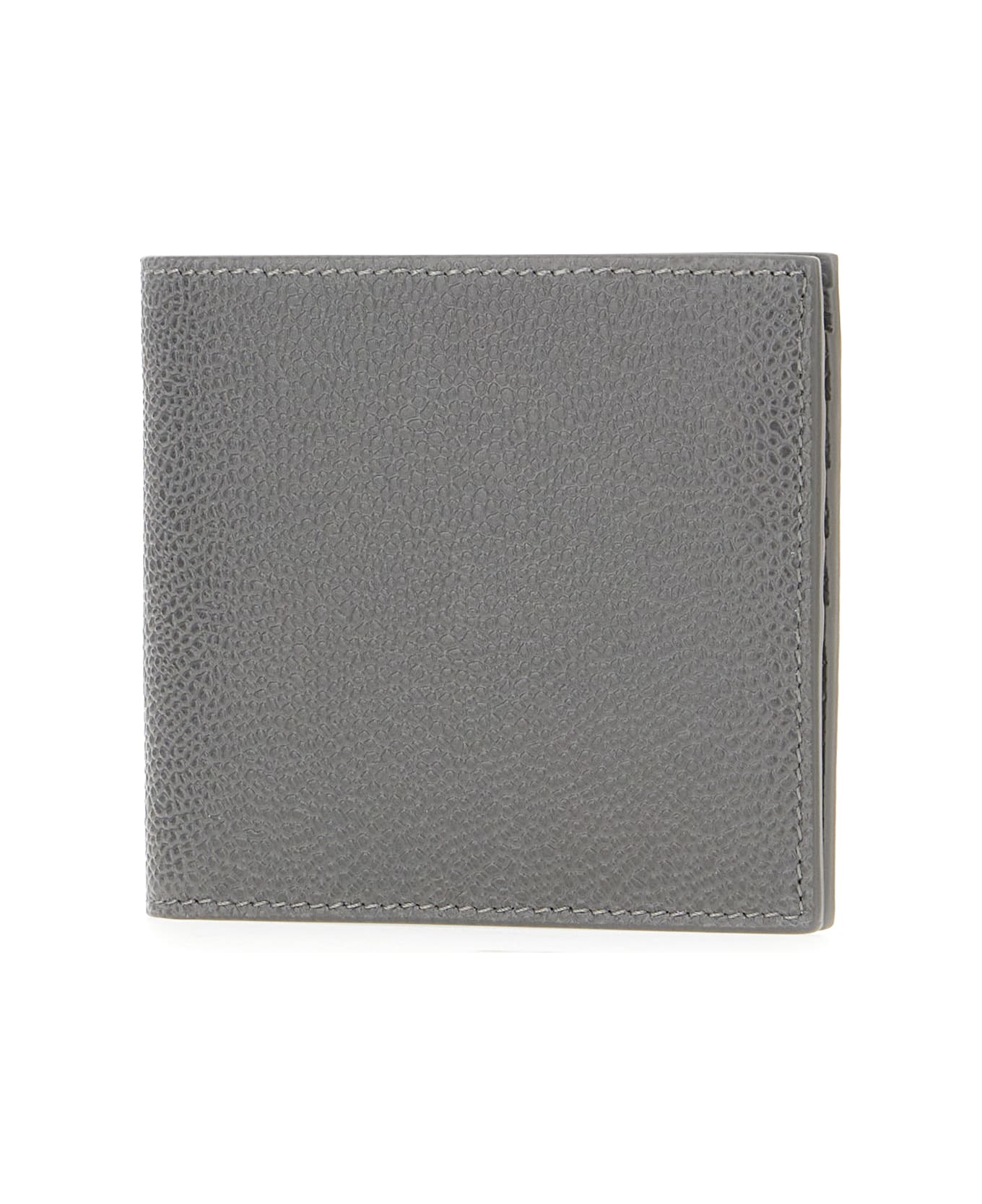 Thom Browne Grey Leather Wallet - 025