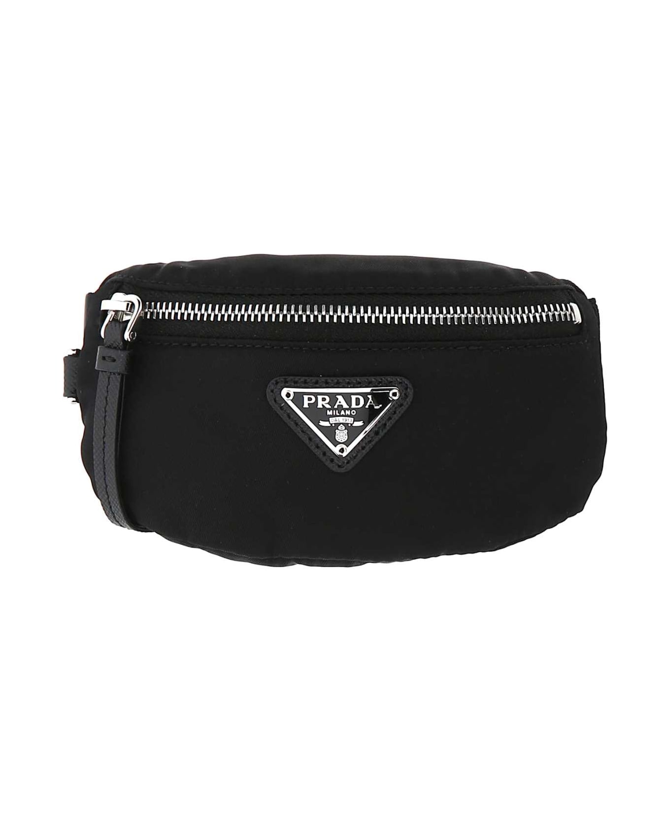 Prada Black Nylon Wrist Pouch - NERO