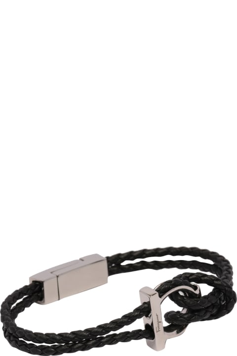 Ferragamo حُلي لـ القسم الرجالي Ferragamo Gancini Bracelet
