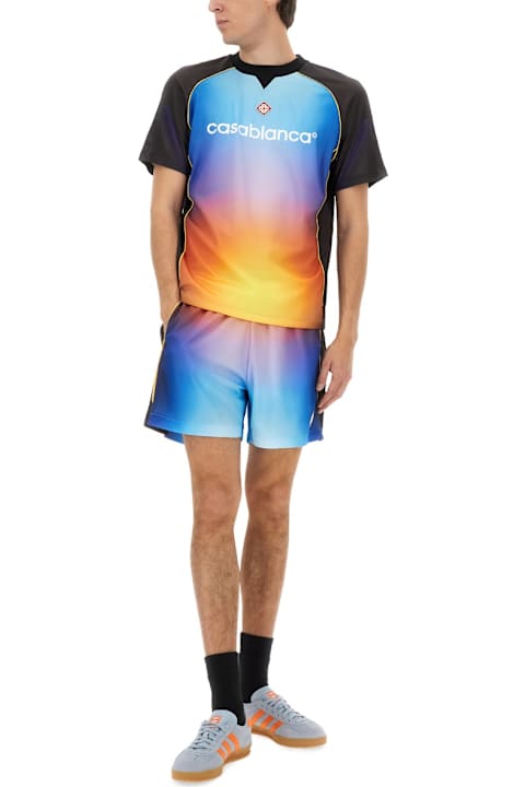 Casablanca Clothing for Men Casablanca "football" T-shirt