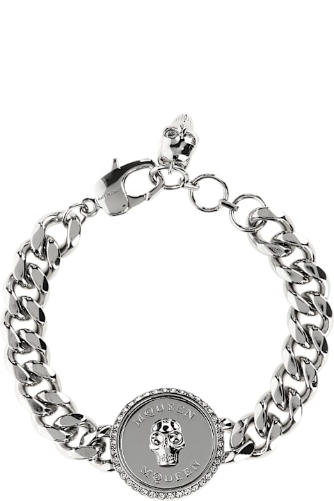 Jewelry Sale for Men Alexander McQueen 'sovereign Skull' Bracelet