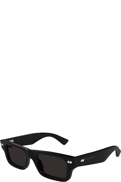 Eyewear for Men Bottega Veneta Eyewear Bottega Veneta Bv1351s Linea Ribbon 001 Black Grey Sunglasses