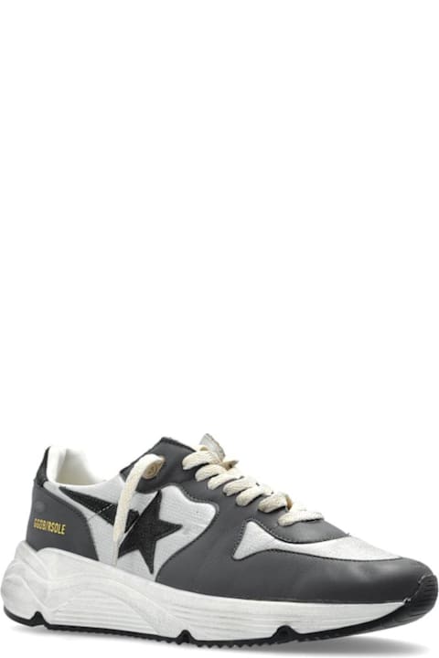 Golden Goose أحذية لـ القسم الرجالي Golden Goose Running Sole Lace-up Sneakers