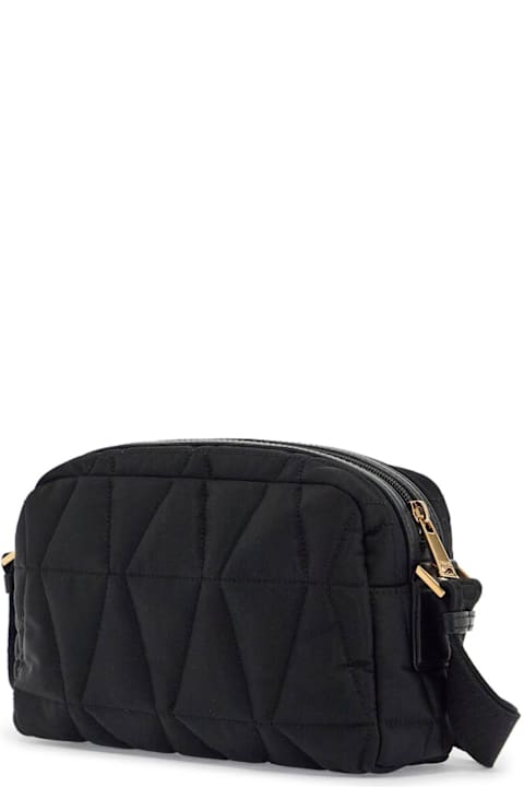 Versace Bags for Men Versace Quilted Nylon Camera Bag With