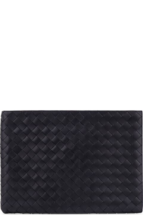 Bottega Veneta إكسسوارات لـ القسم الرجالي Bottega Veneta Woven Leather Pochette