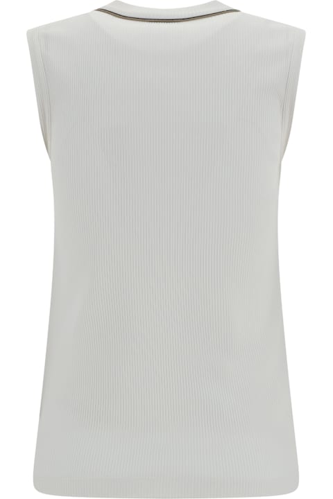 Brunello Cucinelli الملابس لـ السيدات Brunello Cucinelli Ribbed Top