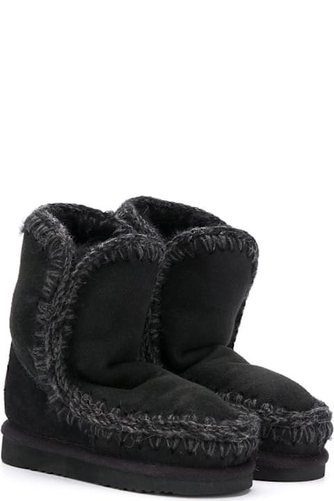 Mou for Kids Mou Black Boots Girl