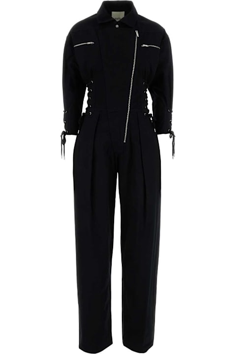 Jumpsuits for Women Isabel Marant Black Cotton Irianna Jumpsuit
