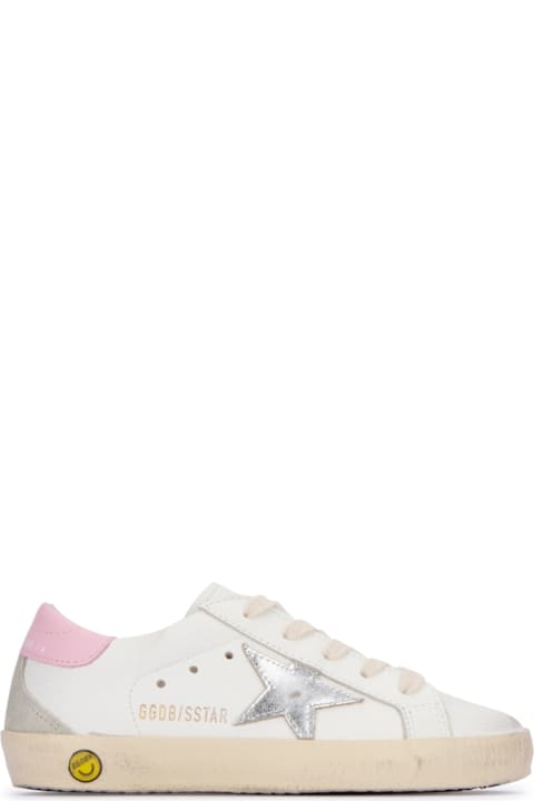 آخر صيحات الموضة من أولاد Golden Goose Super-star Leather Upper