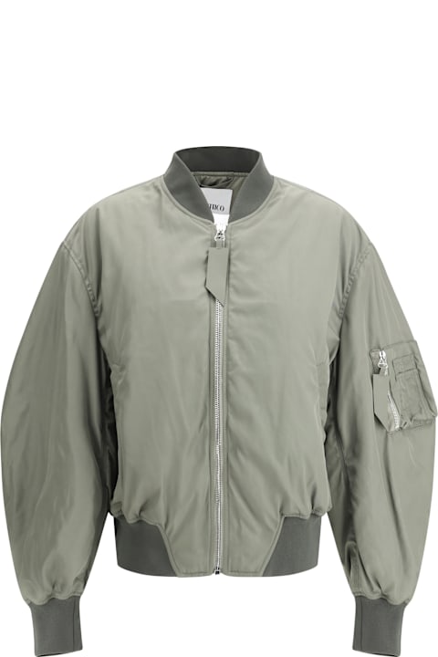 2025 Color Trends for Women The Attico Nylon Bomber Jacket