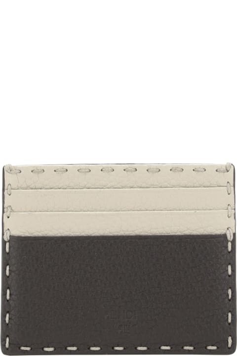 Accessories for Men Fendi 'diagonal' Card Holder