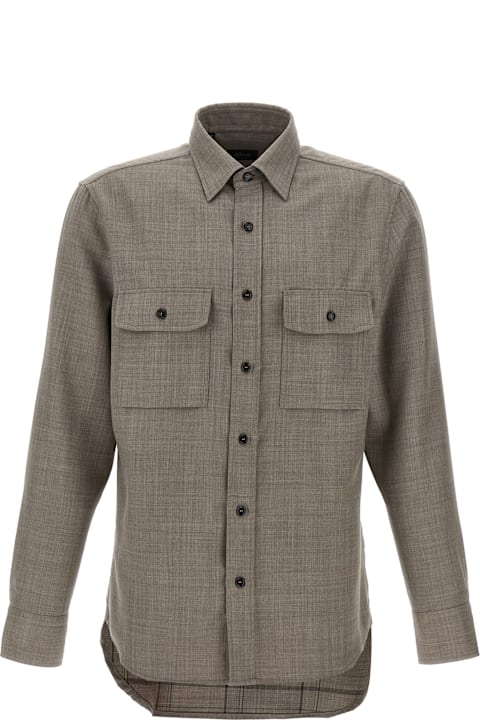 Brioni for Men Brioni Military Shirt