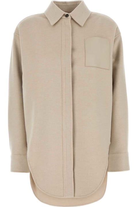 Clothing for Women Loewe Sand Flannel Shirt