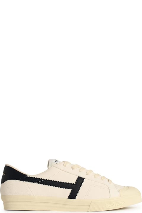 Tom Ford for Men Tom Ford White Leather Sneakers