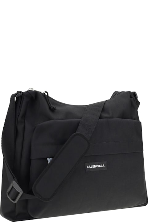 Balenciaga حقائب لـ القسم الرجالي Balenciaga Hobo Explorer Shoulder Bag