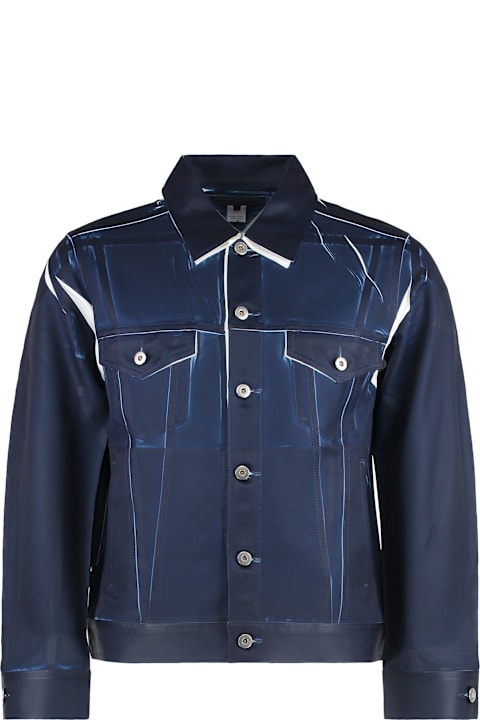 Comme des Garçons Shirt قمصان لـ القسم الرجالي Comme des Garçons Shirt Technical Fabric Overshirt