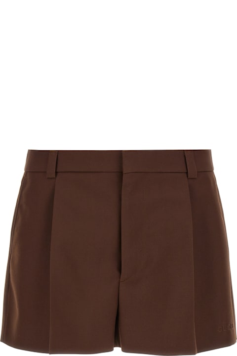 Pants for Men Gucci Wool Shorts