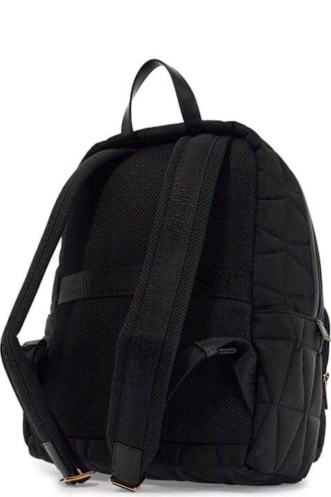 Versace Bags for Men Versace Quilted Nylon Backpack