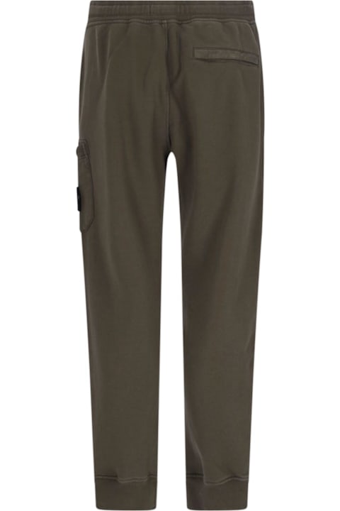 سترات صوف وبدل رياضية لـ القسم الرجالي Stone Island Logo Track Pants